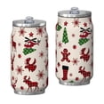 thumbnail image 1 of 12 Oz Christmas Coffee Travel Mug with Lid, Double Wall Vacuum Reusable Stainless Steel Water Bottle Leak Proof Insulated Hot Cold Coffee Cup Gift for Women Mens(1pcs), 1 of 5