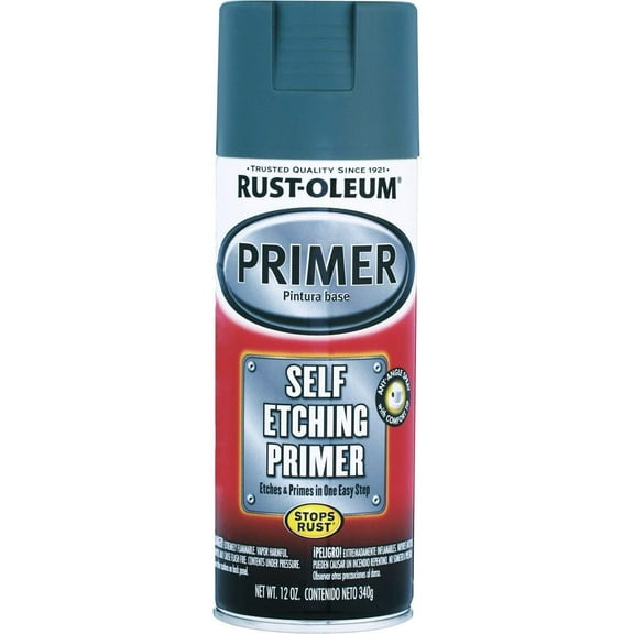 12 Oz Dark Green Self Etching Primer Spray Paint [Set of 6]
