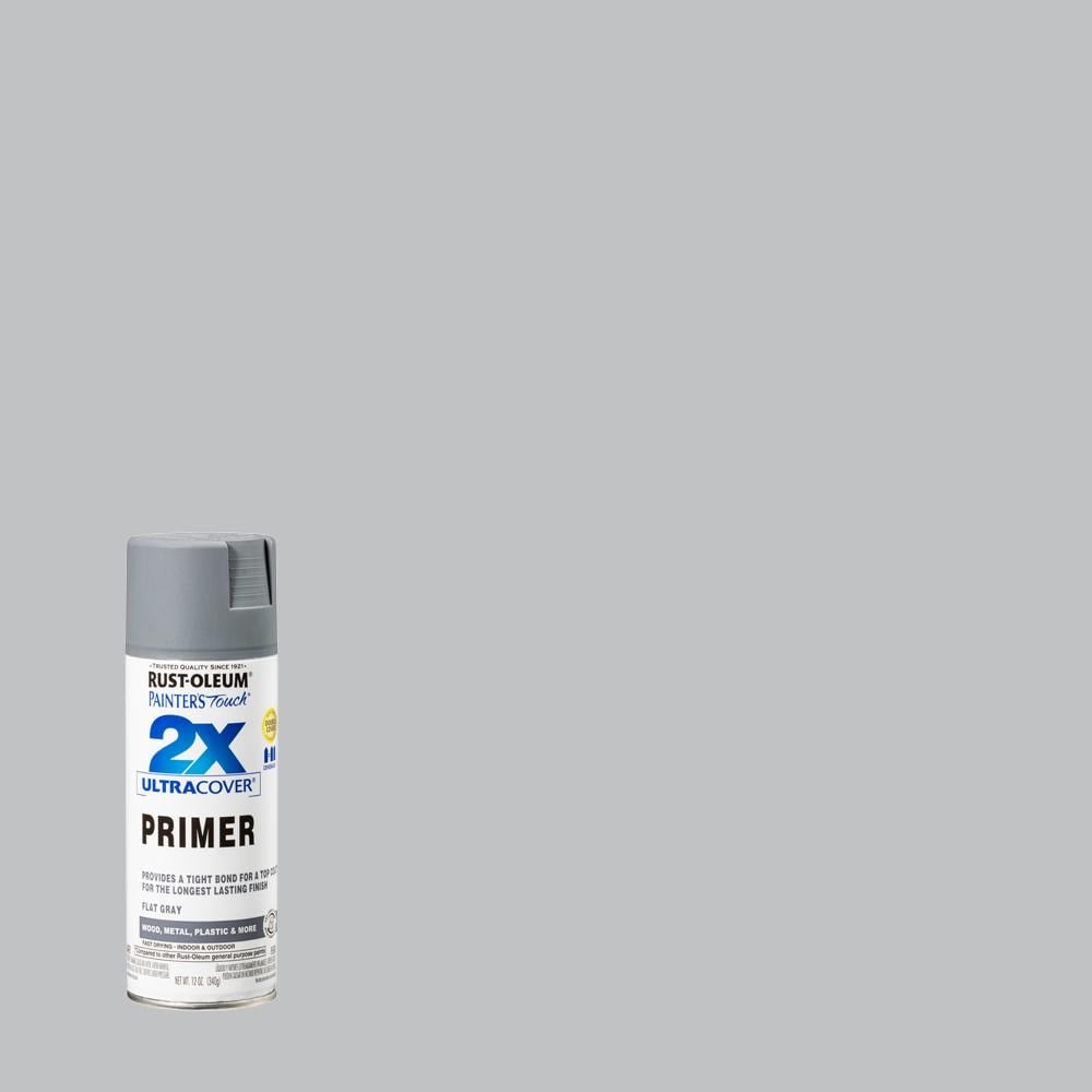 12 Oz. Flat Gray Primer General Purpose Spray Paint