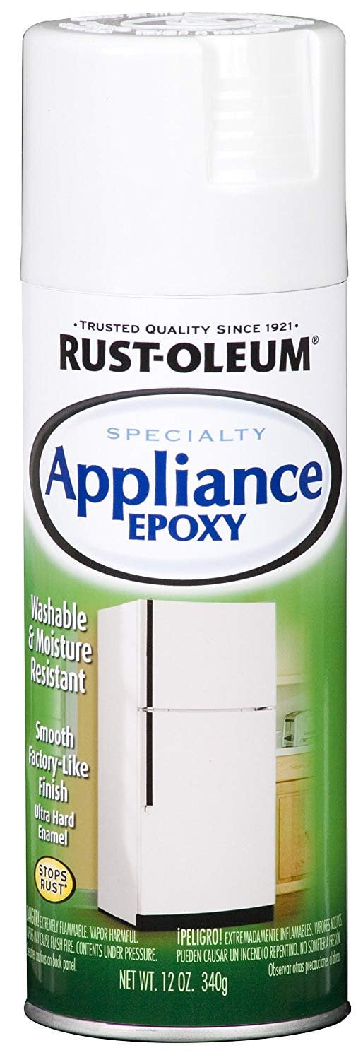 12 Oz Gloss White Appliance Epoxy Enamels Spray Paint [Set of 6]