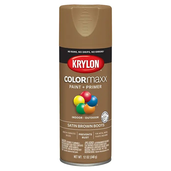 12 Oz Krylon K05559007 Brown Boots COLORmaxx Paint & Primer Spray Paint