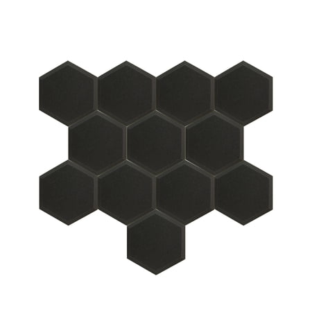 12 PACK Acoustic Hexagon (Hexagonal) Tiles Soundproofing Wall Panels 2 inches by 12 inches, Made in USA