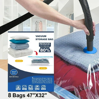 Casafield 15 Pack Vacuum Space Storage Saver Bags with Travel Hand Pump - Clear