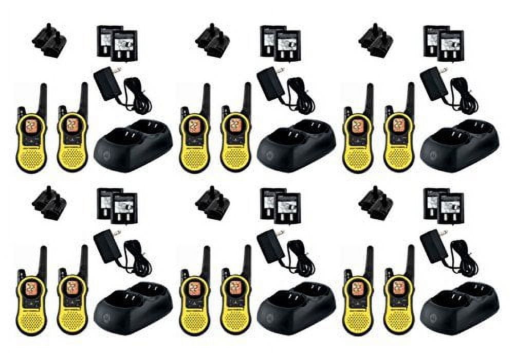 12PACK Motorola TALKABOUT MH230R FRS/GMRS 2 Way Radios, 23Mile Range