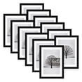thumbnail image 1 of Sindcom 12 Pack 4x6 Picture Frames,Display Pictures 3.5x5 with Mat or 4x6 Without Mat,Gallery Wall Photo Frames, Black, 1 of 8