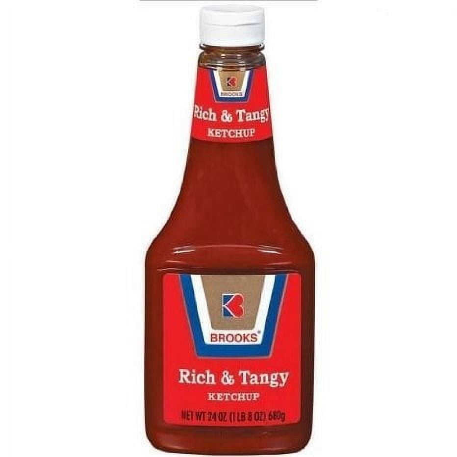 12 PACKS Brooks Ketchup, Rich & Tangy, 24 Ounce