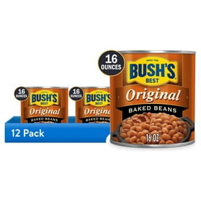 (12 pack) Bush's Original Baked Beans, Canned Beans, 16 oz Can