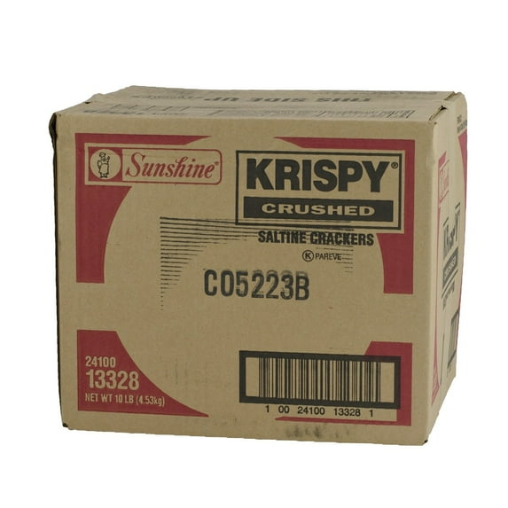 12 PACKS : Cracker Keebler Krispy Medium Grind Crushed 10 Pound