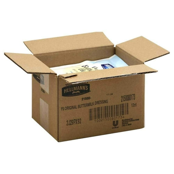 12 PACKS : Hellmanns Original Buttermilk House Dry Mix, 3.12 ounce pouches -- 12 per case