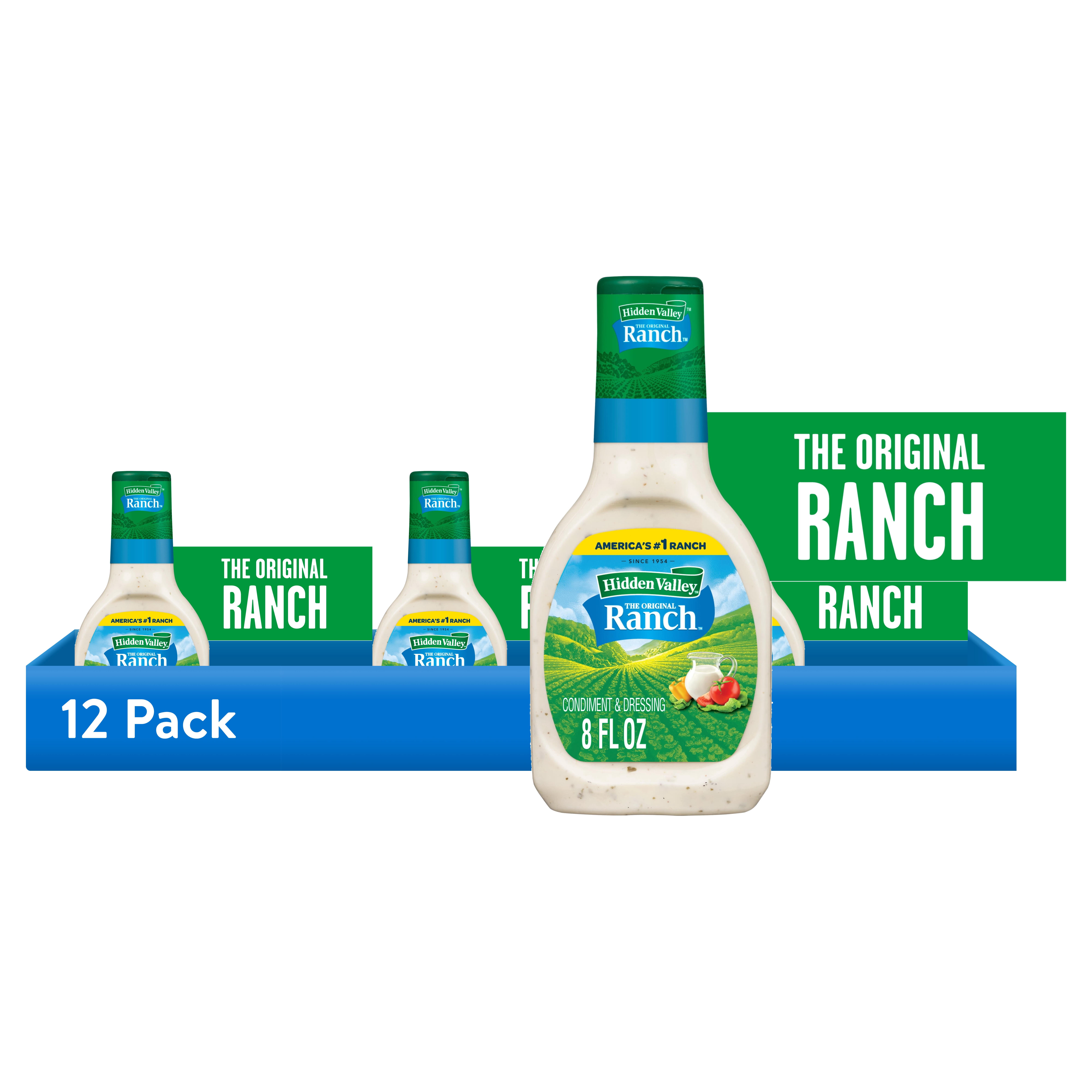walmart ranch dressing Great Value Classic Salad and Dip 16 fl oz with ZESTY BACO N flavor Walmart Hidden Valley Original Ranch