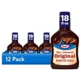 thumbnail image 1 of (12 pack) Kraft Original Slow-Simmered Barbecue BBQ Sauce, 18 oz Bottle, 1 of 19