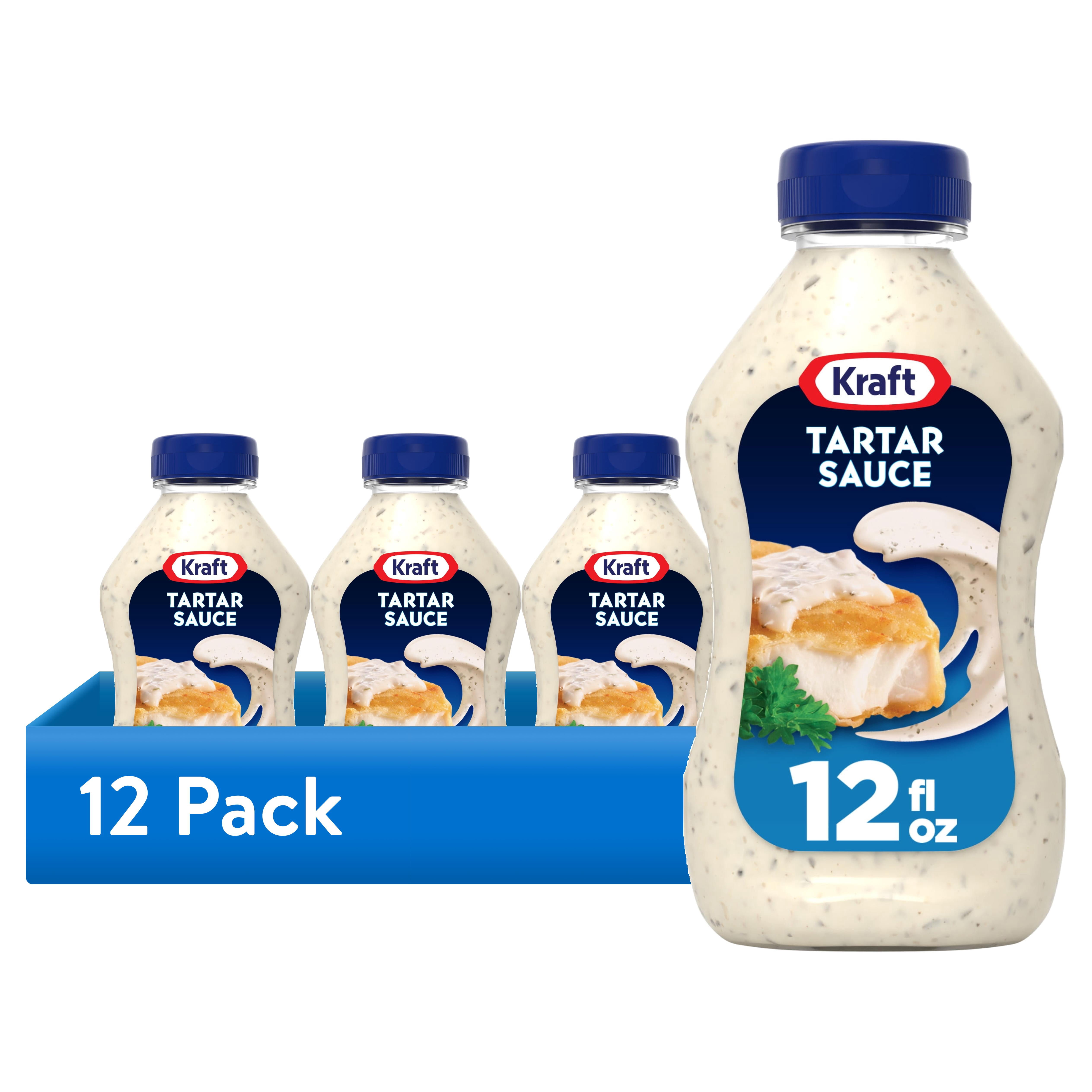 (12 pack) Kraft Tartar Sauce, 12 fl oz Bottle
