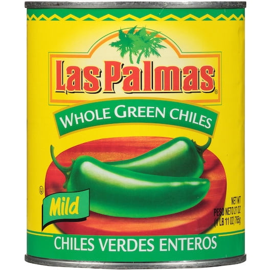 Las Palmas Whole Green Chile, 27 Ounce, 12 Per Case