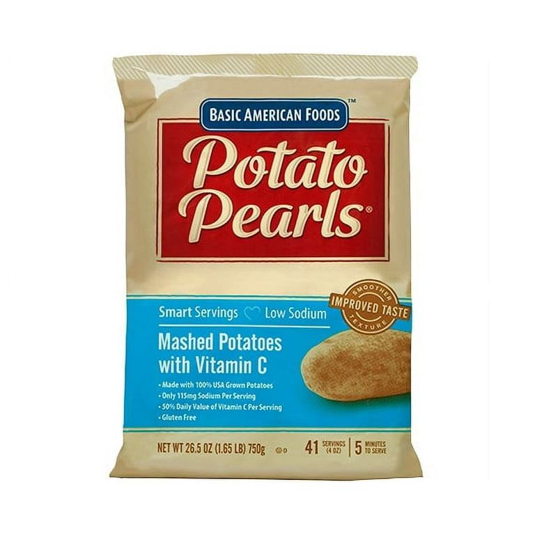 12 PACKS Potato Pearls Smart Servings Low Sodium Mashed Potatoes