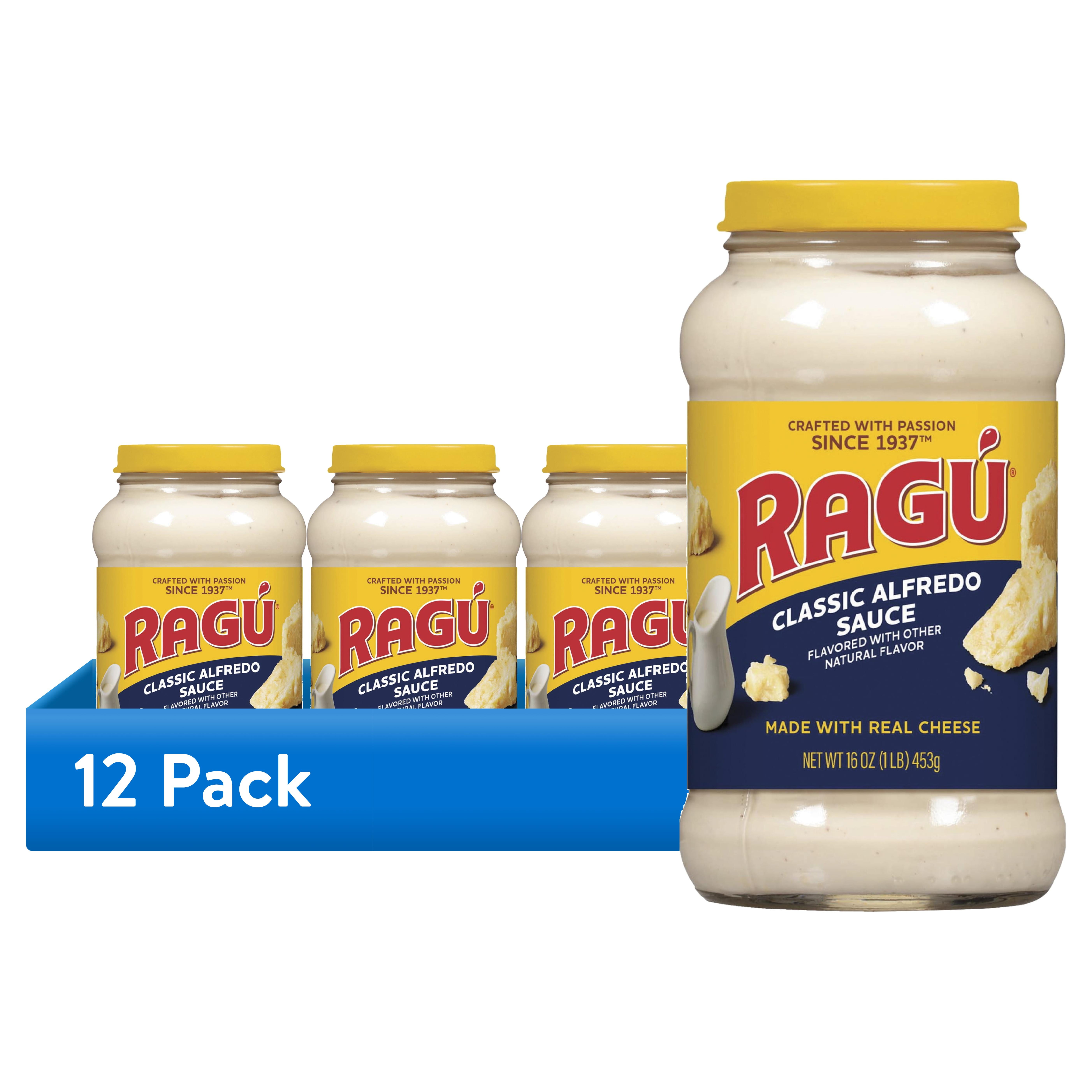 12 pack) RAGU Classic Alfredo Sauce, 16 oz, White Pasta Sauce