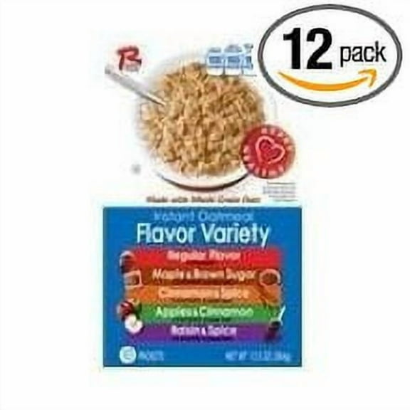 12 PACKS : Ralston Foods Instant Oatmeal Hot Cereal, 13.5 Ounce -- 12 per case.