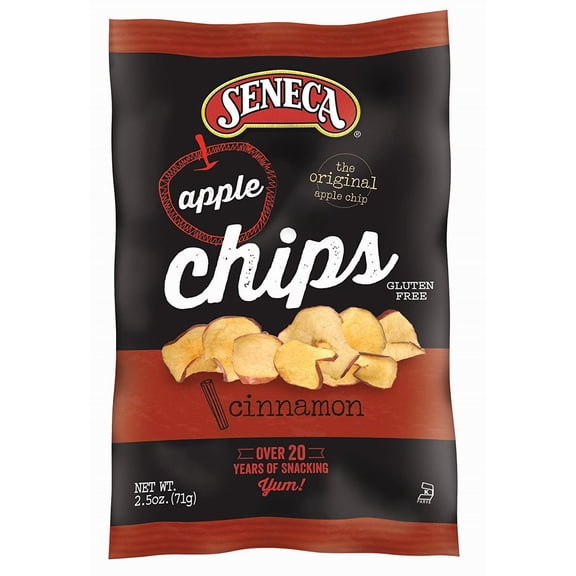 12 PACKS : Seneca Cinnamon Apple Chips,2.5-Ounce Bags