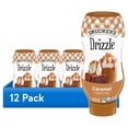 thumbnail image 1 of (12 pack) Smucker’s Drizzle Caramel Flavored Syrup, 20 oz Squeeze Bottle, 1 of 13