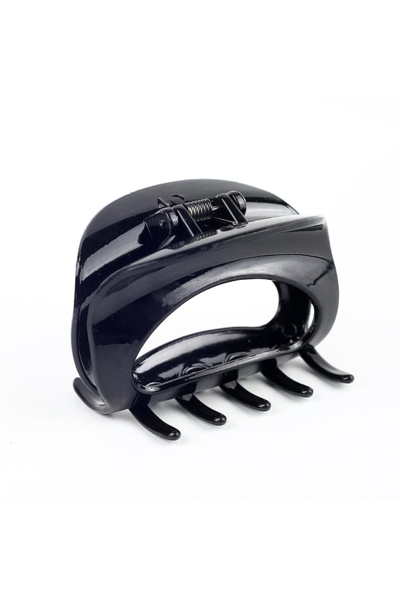 12 PC Black Color Medium Claw Clip : the Ultimate in Hair Styling! Clips Girl Brand