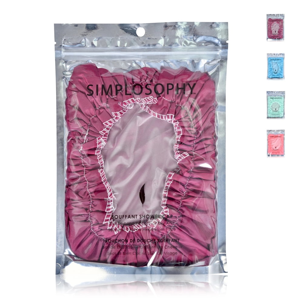 12 PC Reusable Shower Cap Elastic Band Waterproof Fashion Designed For All Hair