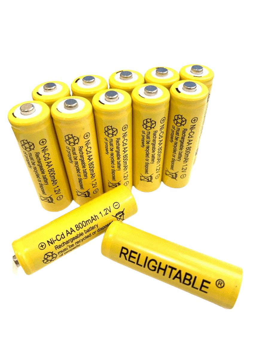 Teneyuuo 8 Pack Rechargeable NIMH AA 1200mAh 1.2V Solar Batteries Pre-Charged for