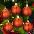thumbnail image 1 of 12 PCS Basketball Christmas Ball Ornaments Christmas Decorations, 2.4 Inch Shatterproof Xmas Tree Ornaments Balls with Hanging Loop for Holiday Party Christmas Decoration Indoor Outdoor Home, 1 of 5