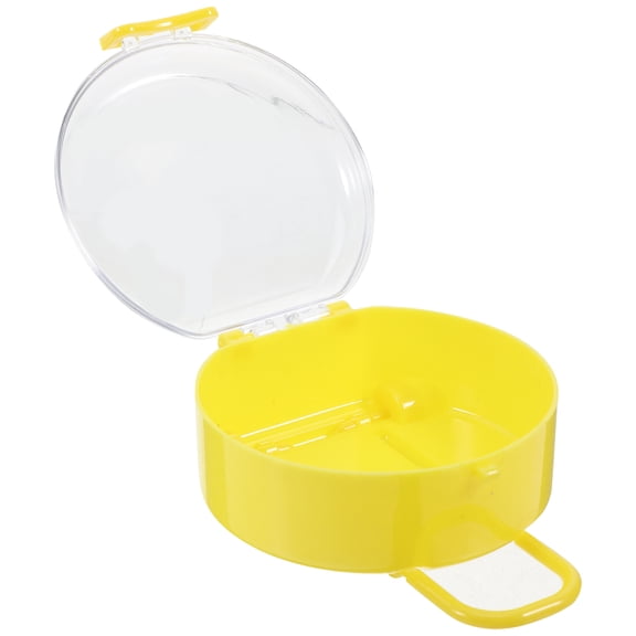 12 PCS Bead Containers Mini Suitcases for Party Favors Yellow