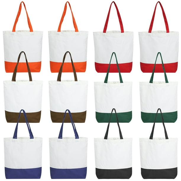 Sublimation canvas bags top