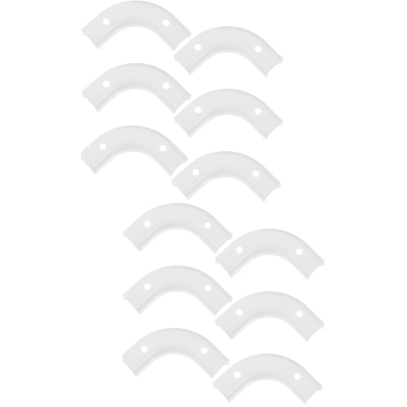 12 PCS Clean Water Pipe Clamp Plastic Conduit Support Hangers Strap Tube Mounting Brackets Supports Plinth Stand