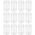 thumbnail image 1 of 12 PCS Clear Film Canisters with Lids, Film Canister Rocket Tube for Science Art Project, Empty Small Film Cans Sewing Storage Case Containers for Supplement Bead Fish Hook, 1 of 4