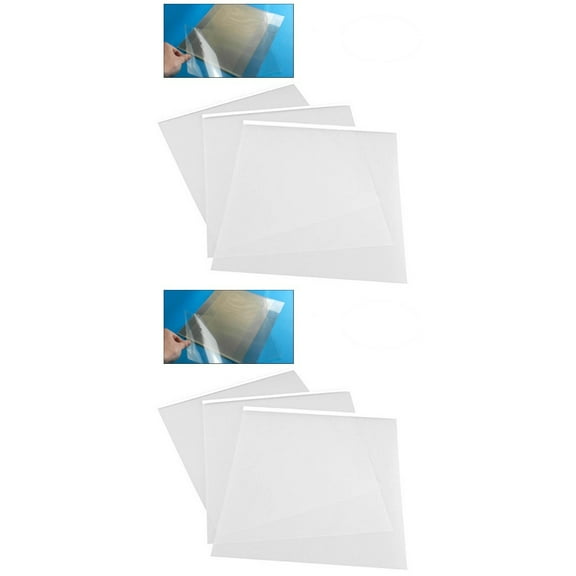12 PCS Clear Ink Jet Labels Transparency Film for Inkjet Adhesive