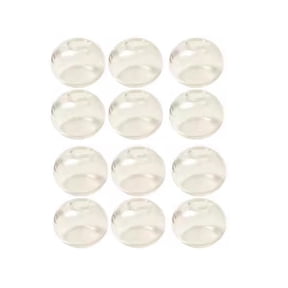 12 PCS DIY Empty Squishies Balloon Skins, 6cm Clear Elastic Rubber for Homemade Stress Balls, Fillable Sensory Squeeze Toy Kit, Slow Rising DIY Craft