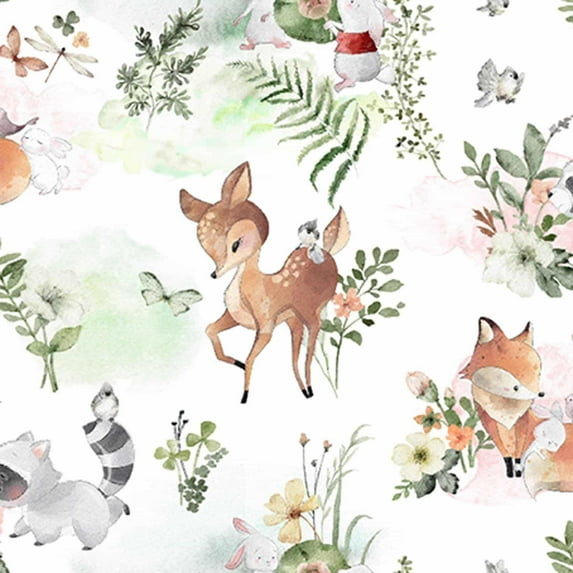 Springs Creative Flannel Nature Baby Deer - Walmart.com
