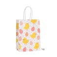 thumbnail image 1 of 12 PCS Easter Gift Bags Kraft Paper Bags with Handles, Colorful Bunny Design for Easter Egg Hunts, Party Favors Candies Goodie Bags Bulk, Packaging, Gifts, 1 of 6