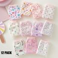 thumbnail image 1 of 12 Packs Girls Underwear Cotton Breathable Comfort Panties for Little Girls 2-12 Years - Floral, 1 of 6