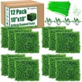 thumbnail image 1 of 12 PCS Grass Wall,10"x10" Grass Wall Panels,Artificial Boxwood Panels,Greenery Wall Faux Hedge Grass Panels,Grass Wall Backdrop Panels for Outdoor Indoor Garden Yard Fence, 1 of 7