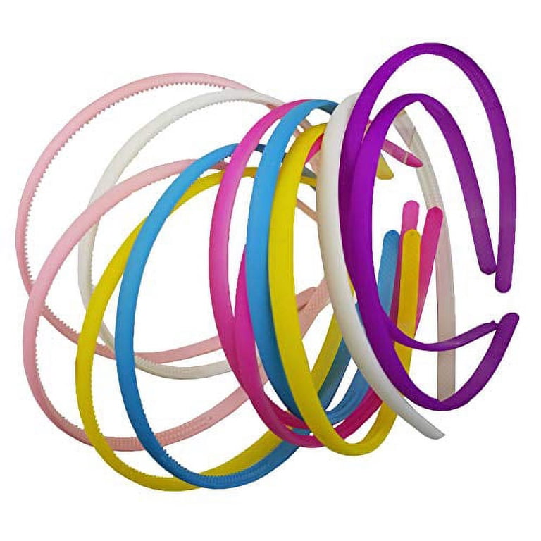 headbands 12 pcs color assortment Amazon.com: Springtime 12pcs Colorful Headbands for Girls  main image 2