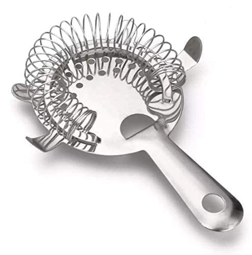 AME D'ESSENCE (12-PCS) Hawthorne Cocktail Strainer Stainless 4-Prong Professional Bar Strainer Commercial Grade