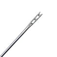 thumbnail image 1 of 12 PCS Large Eye Sewing Needles, Self Threading Sewing Sharp Needles, Leather Embroidery Thread Needle, Durable Stainless Steel Yarn Knitting Hand Quilting Needle, Easy to Thread(Silver,2.4x1.5"), 1 of 9
