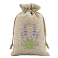 thumbnail image 1 of 12 PCS Lavender Sachet Bags - Small Empty Drawstring Jute Cotton Linen Pouches for DIY Filling, Wedding Favors, Jewelry, Spices, and Gift Giving, 1 of 8