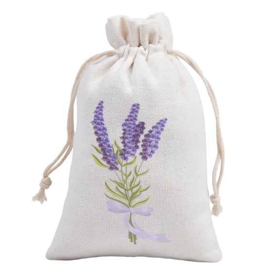 12 PCS Lavender Sachet Bags - Small Empty Drawstring Jute Cotton Linen Pouches for DIY Filling, Wedding Favors, Jewelry, Spices, and Gift Giving