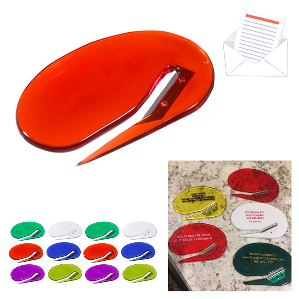 Buy Wholesale China Promotional Gifts Envelope Cutter Plastic Letter Opener  With Stainless Steel Blade Envelope Opener & Letter Opener at USD 0.2