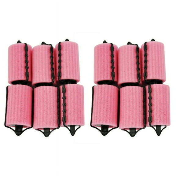 12 PCS Magic Hair Care Roller Style Sponge Curlers for Girl Ladies
