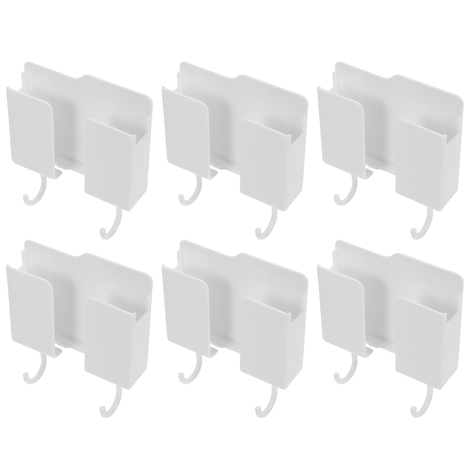 Mobile Phone Racking 12 PCS Mobile Phone Storage Rack Free of Punch Self Adhesive Wall ...