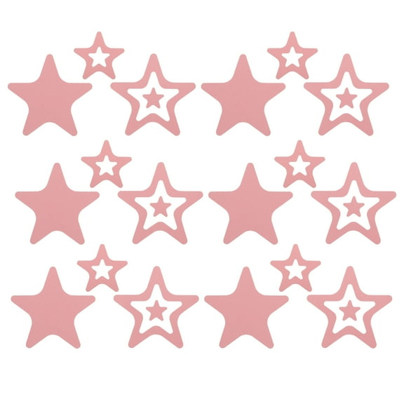 12 PCS Non-slip Stickers Bath Bathtub Hole Shower Mat Child Pink