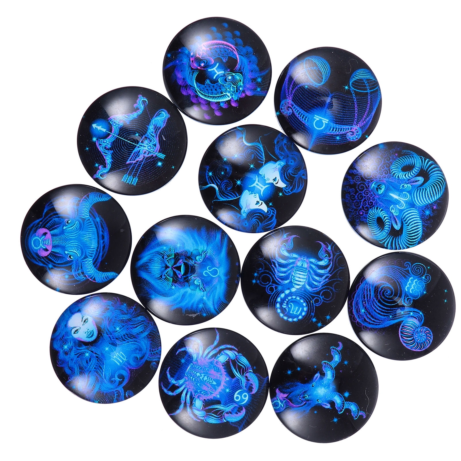 12 PCS Notice Board Glass Magnet Patch Note Magnets Twelve ...