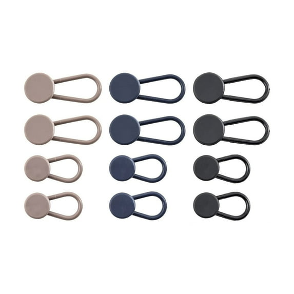 12 PCS Pants Waist Button Extender Jeans Button Extender Soft Plastic Fashion Casual Extended Button Button