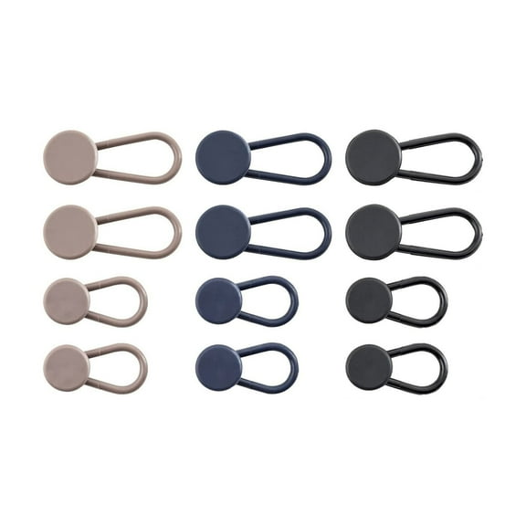 12 PCS Pants Waist Button Extender Jeans Button Extender Soft Plastic Fashion Casual Extended Button Button