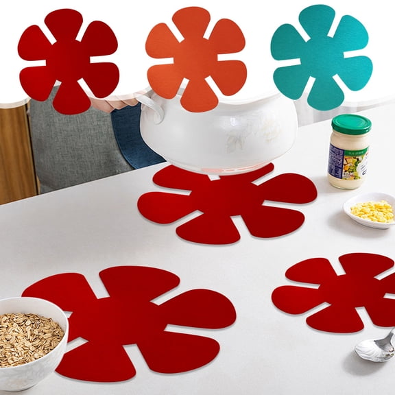 12 PCS Pot Protectors - Non Woven Stacking Mats Thick Felt Washable Reusable for Cookware Glassware Ceramic Bakeware for Kitchen (Blue),JASKFLY