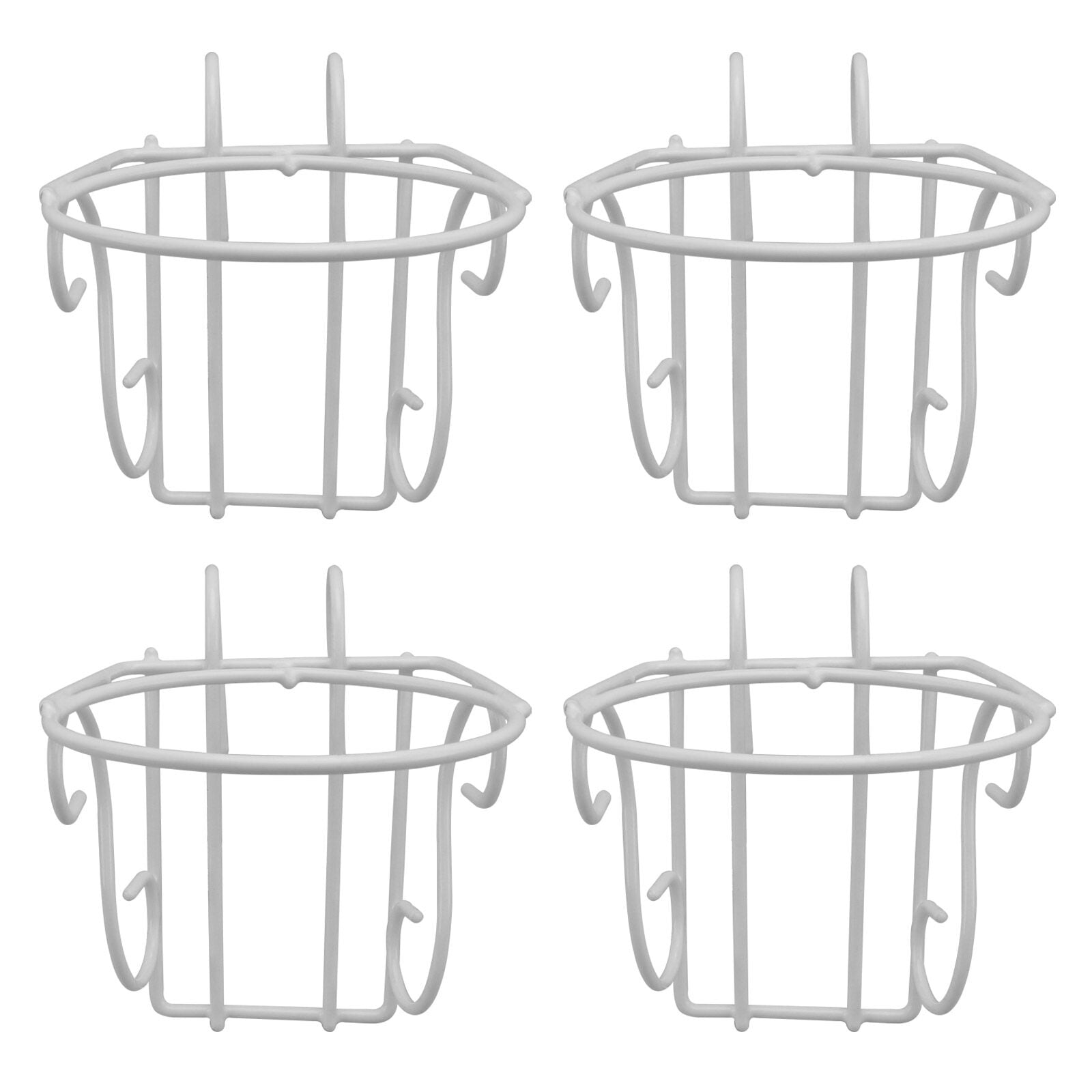 12 PCS Railing Hanging Flowerpot Rack Sturdy Flower Rack Orchid Pot ...